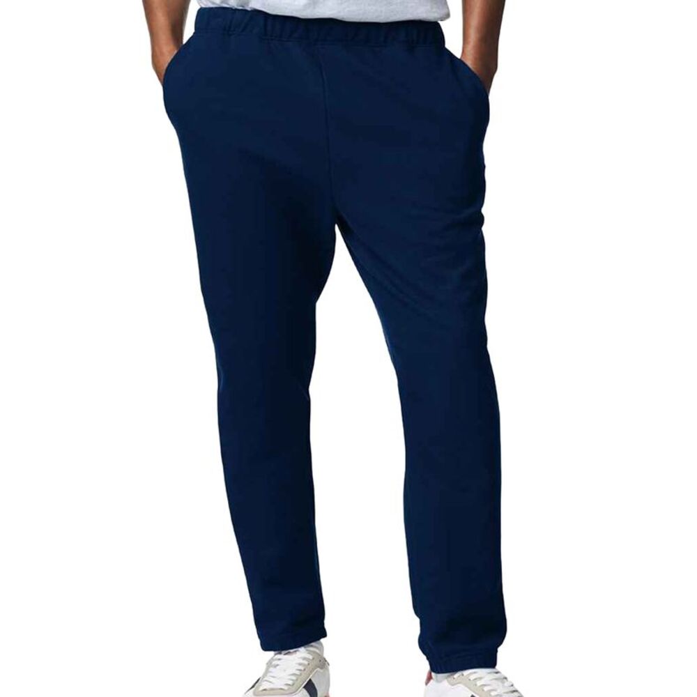 Gildan Mens Midweight Pocket Sweatpants / Navy